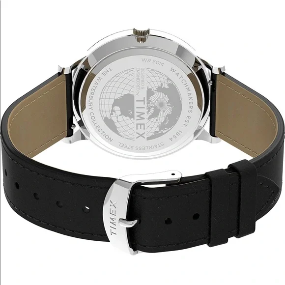 BRAND NEW MENS STAINLESS STEEL CLASSIC TIMEX WATCH NWT - Picture 3 of 4